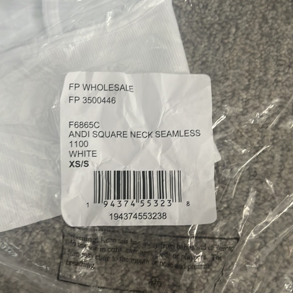 Free People Andy, square, neck, seamless bra - Picture 4 of 5